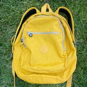 KIPLING Challenger II Nylon Small Backpack Yellow